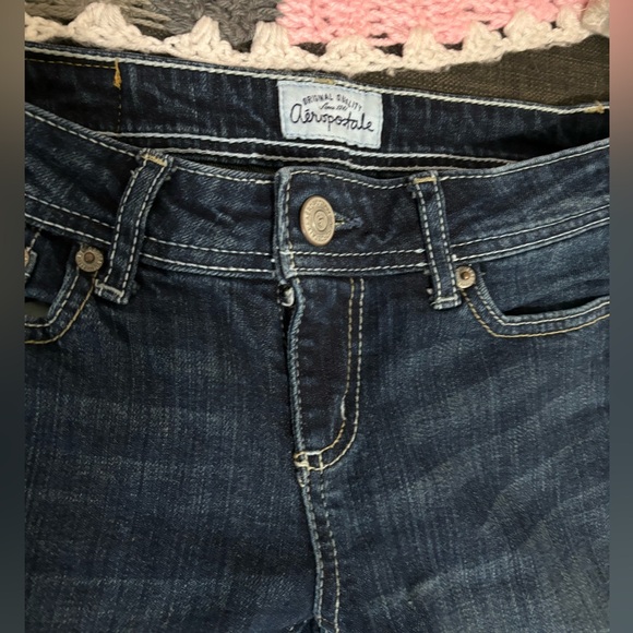 Adorable Aeropostale bootcut jeans size 0 - Picture 4 of 12